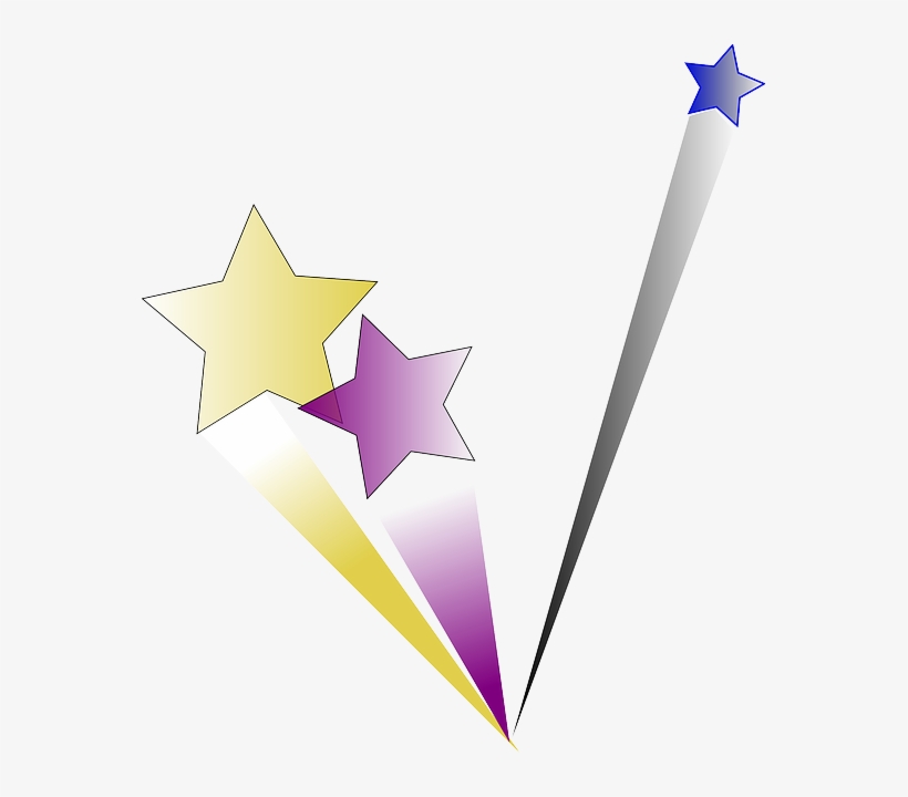 Stars, Fireworks, Inspiration, New Year, Shooting Stars - Reaching For The Stars, transparent png