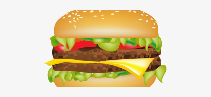 My First Burger - Hamburger Clipart, transparent png