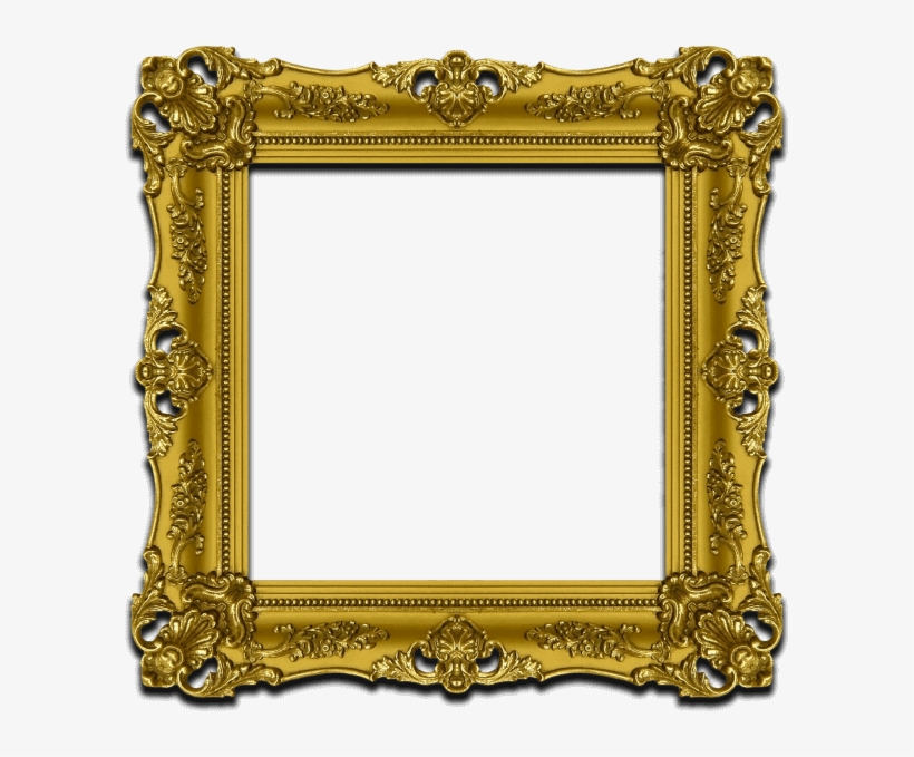 Gold Frame - Various Artists / The Works Of Claude Debussy, Vol., transparent png