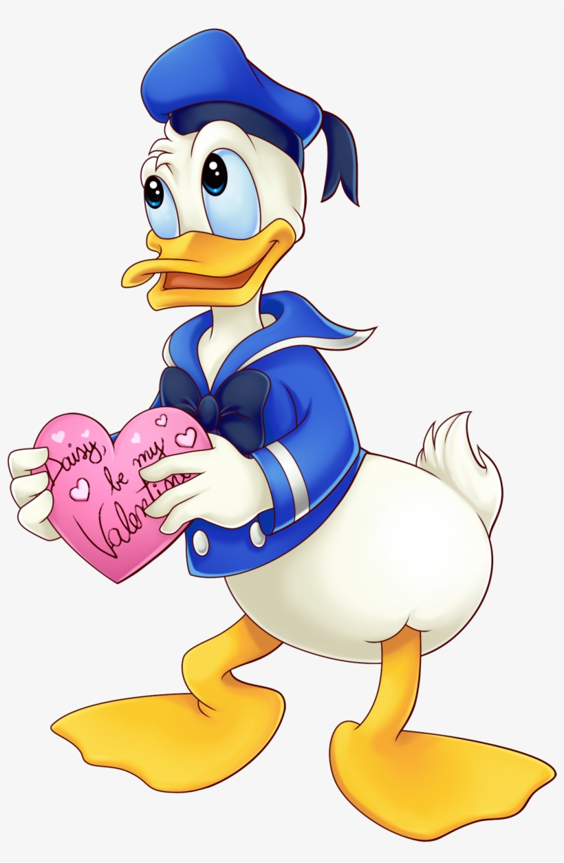 Donald Duck Png - Donald Duck Love, transparent png