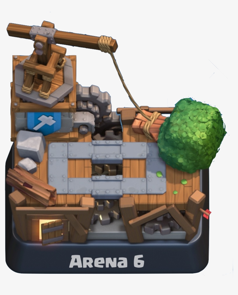 Builders Workshop - Golem Clash Royale Arena 6, transparent png