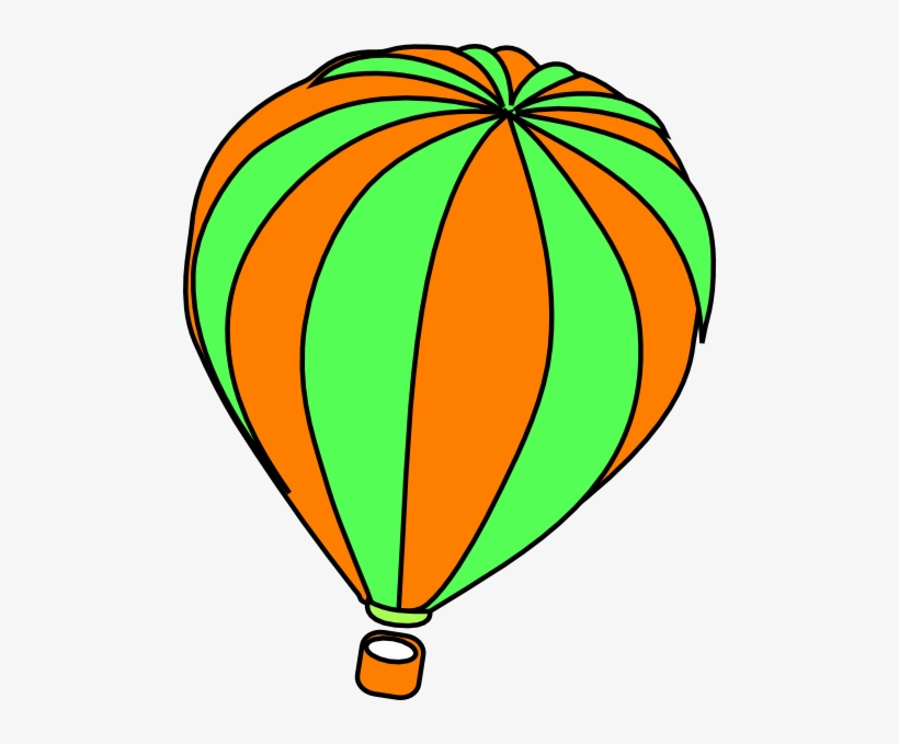 Hot Air Balloon Grey Clip Art At Clker - Hot Air Balloon Clipart Large, transparent png