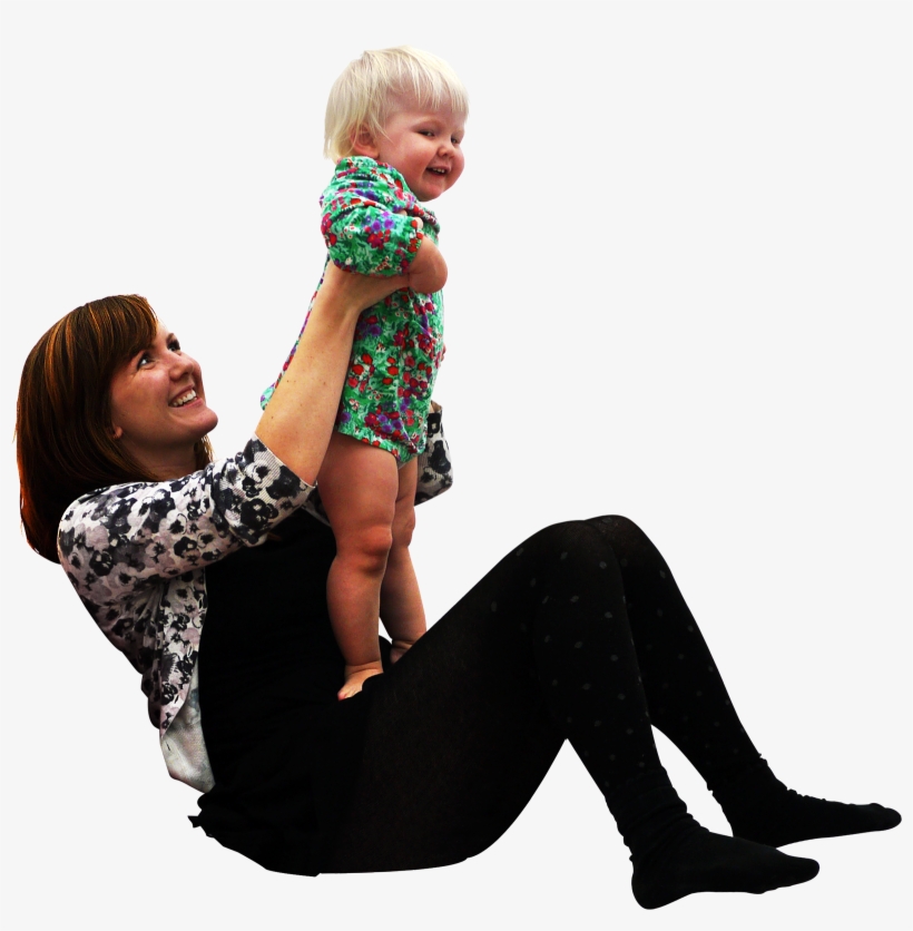 H And S Sitting In The Sofa After A Few Hours With - People Lay Down Png, transparent png