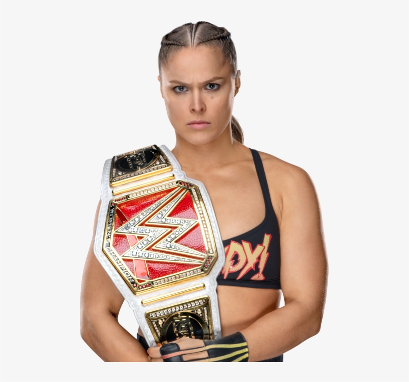 Ronda Rousey Will Be Defending Her Raw Women's Championship - Wwe Ronda Rousey Raw Women's Championship, transparent png