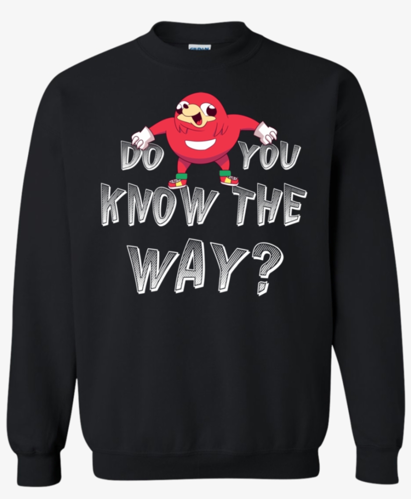 Do You Know The Way Uganda Knuckles Vr Chat Unisex - 5sos Christmas Sweater, transparent png