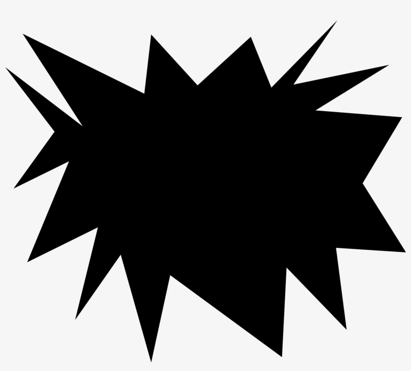 Clip Transparent Library Black Burst Clipart - Clip Art, transparent png