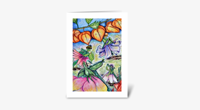 Dancing Greeting Card - Fairy, transparent png