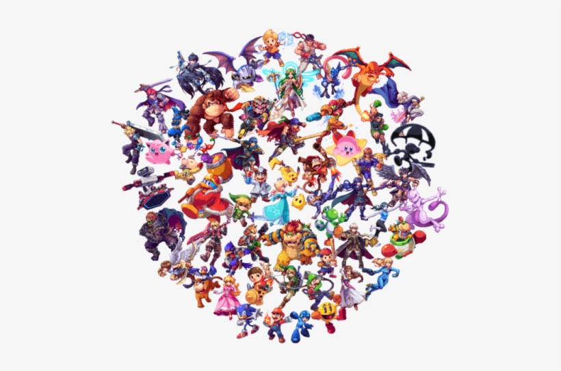 Masterfully Crafted Sprites Form A Smash Ball In The - Smash Bros For Wii U Sprites, transparent png