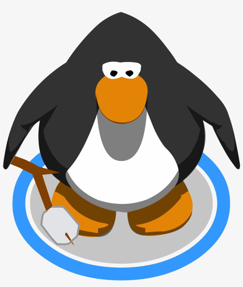 Campfire Marshmallow In-game - Club Penguin Penguin Sprite, transparent png