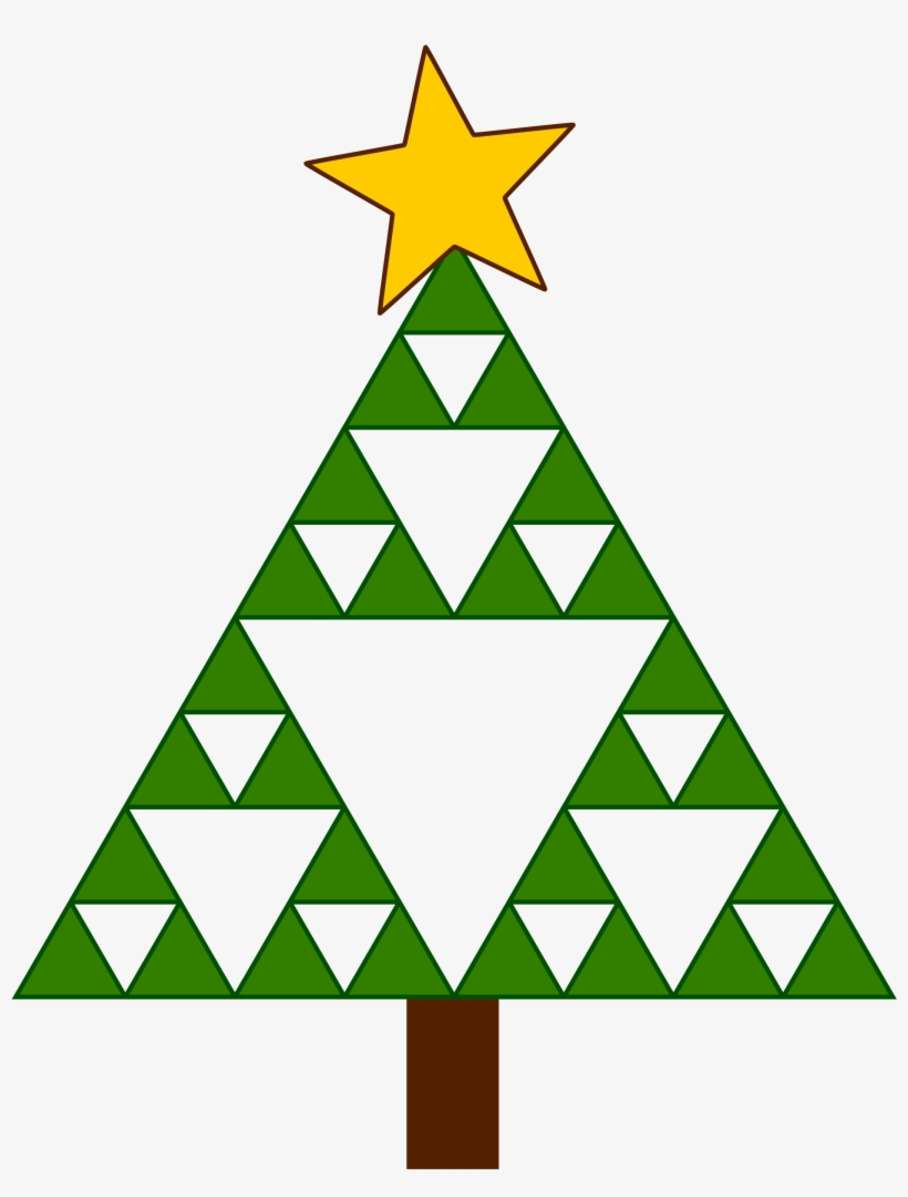 This Free Icons Png Design Of Sierpinski Xmas Tree, transparent png
