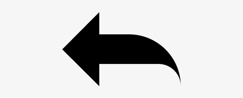 Undo Black Arrow Pointing To Left Vector - E Leadership, transparent png