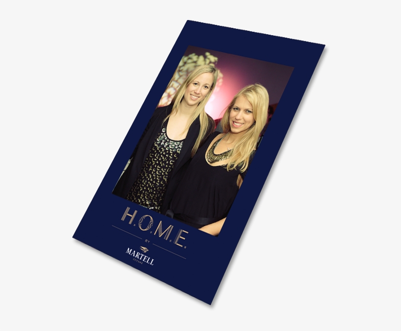 Mini Branded Polaroid Frame - Blond, transparent png