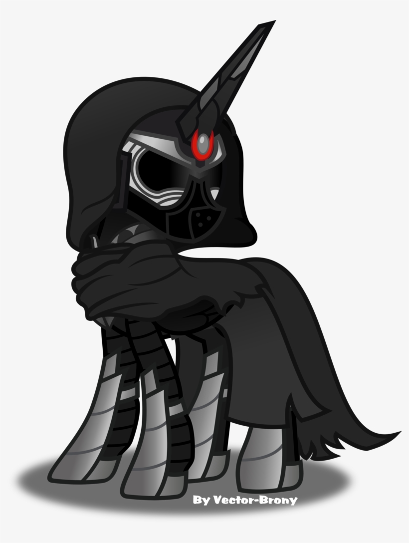 Vector-brony, Dark Side, Flyro Ren, Helmet, Inner Conflict, - Kylo Ren Unicorn, transparent png