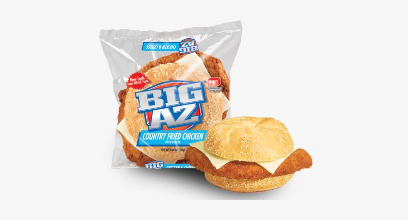 Big Az Country Fried Chicken Sandwich With Cheese - Pierre Big Az Cheeseburger, transparent png