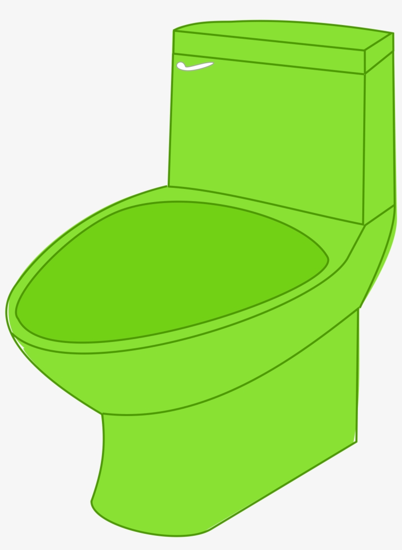 Open - Green Toilet, transparent png