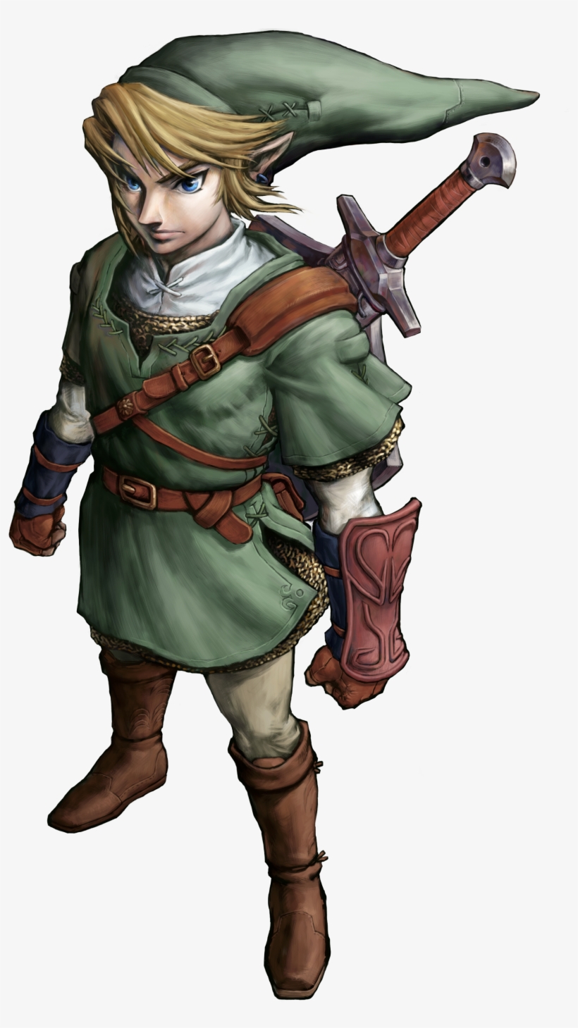Link Artwork 1 - Link From Twilight Princess, transparent png