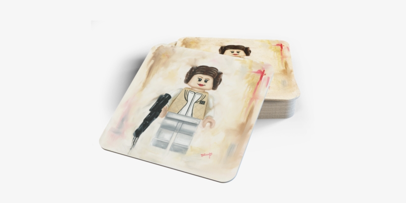 Princess Leia Coasters - Girl, transparent png