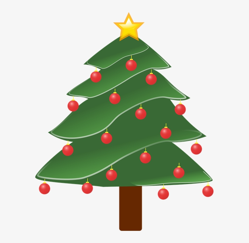 Christmas Tree - Pine Tree Clip Art, transparent png
