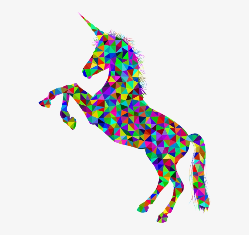 Colourful Unicorn, transparent png