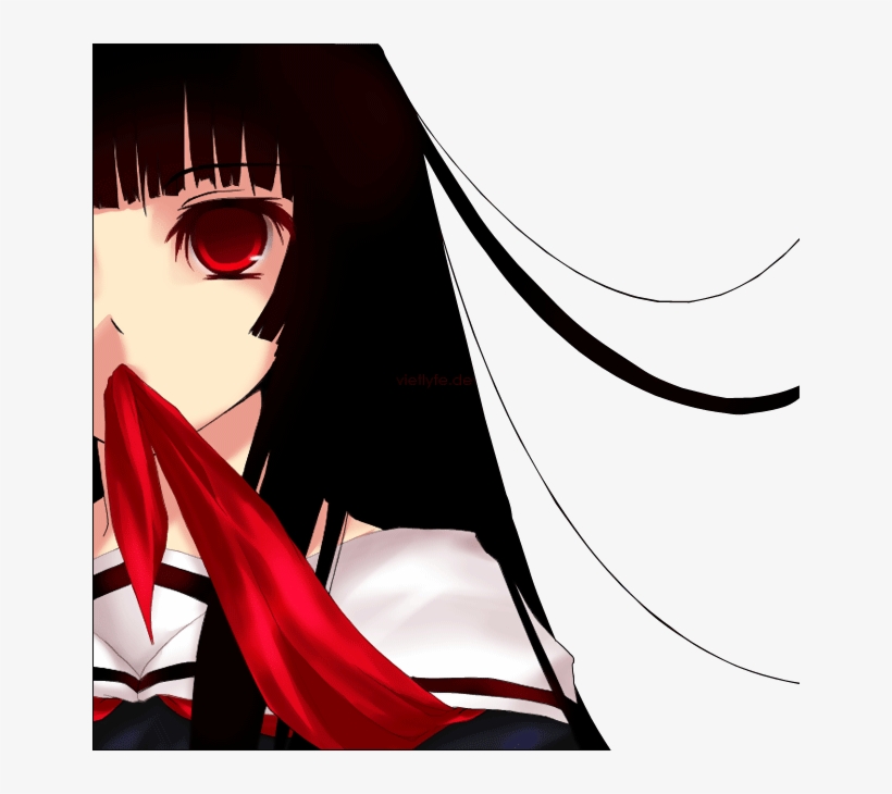 Its Makes Me Saying "woah~ Her/his Eyes Are Like Bloody" - Jigoku Shoujo Png, transparent png