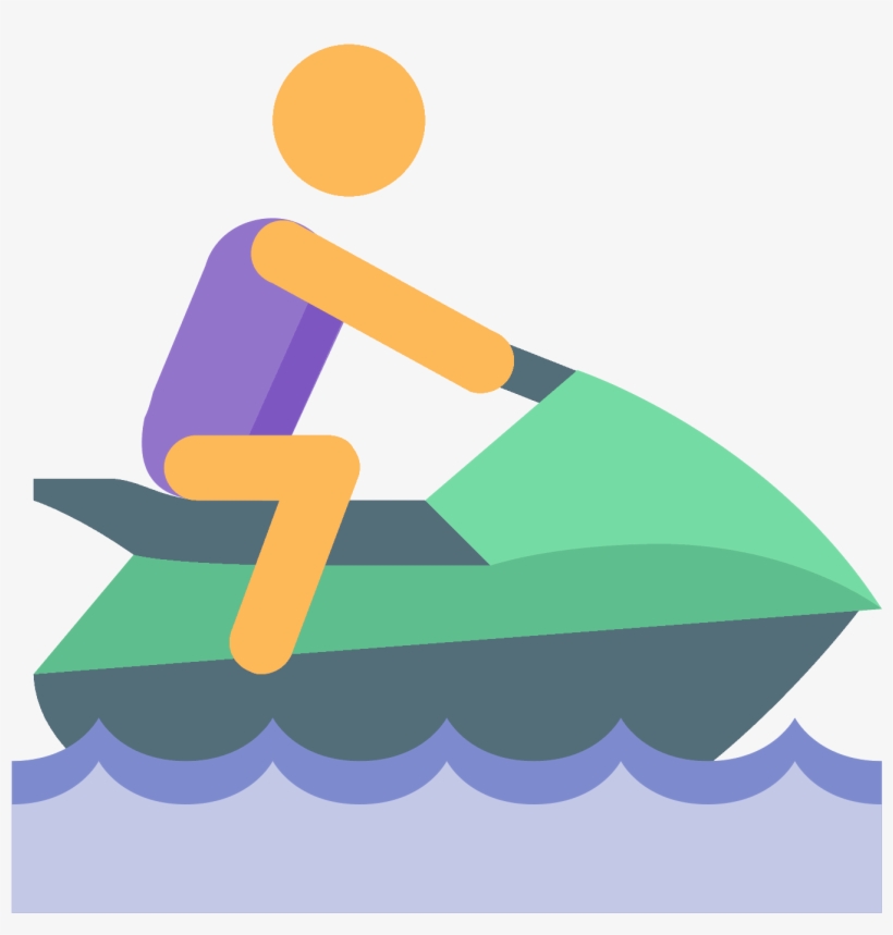 Jet Ski Icon, transparent png