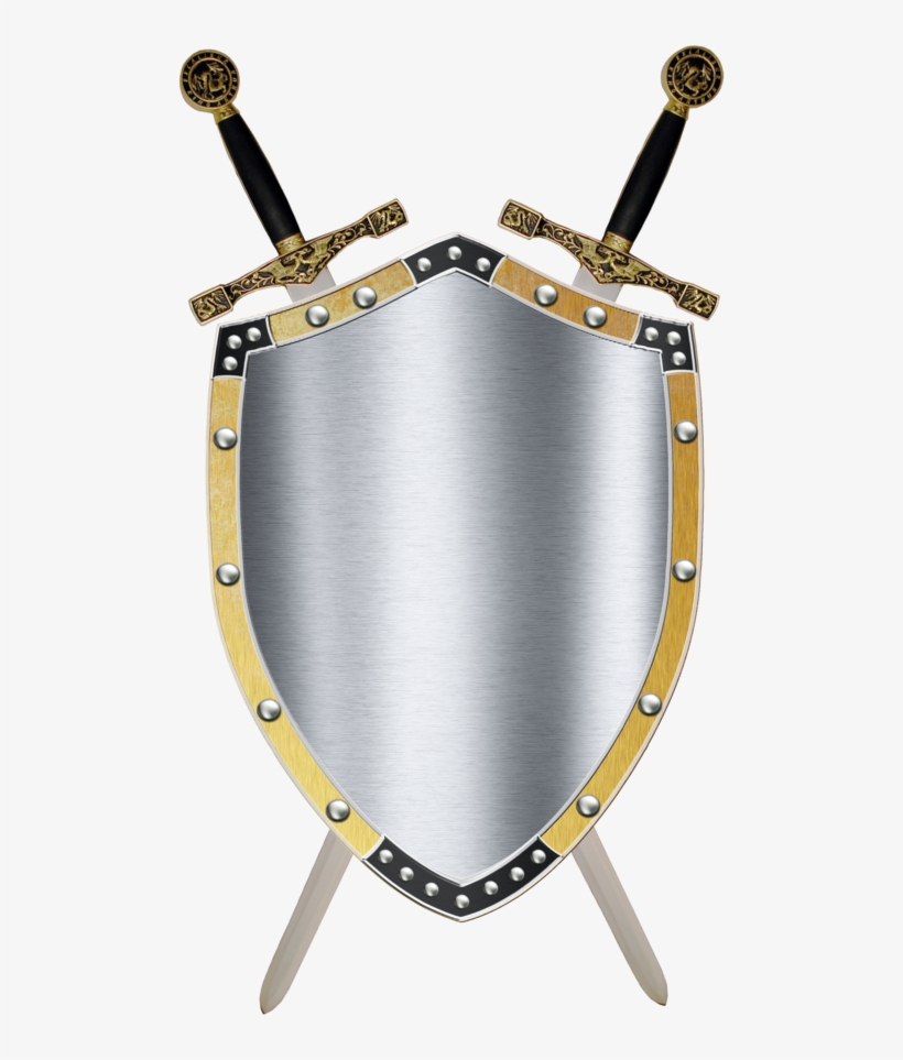 Medieval Sword And Shield - Middle Ages Shield And Sword, transparent png