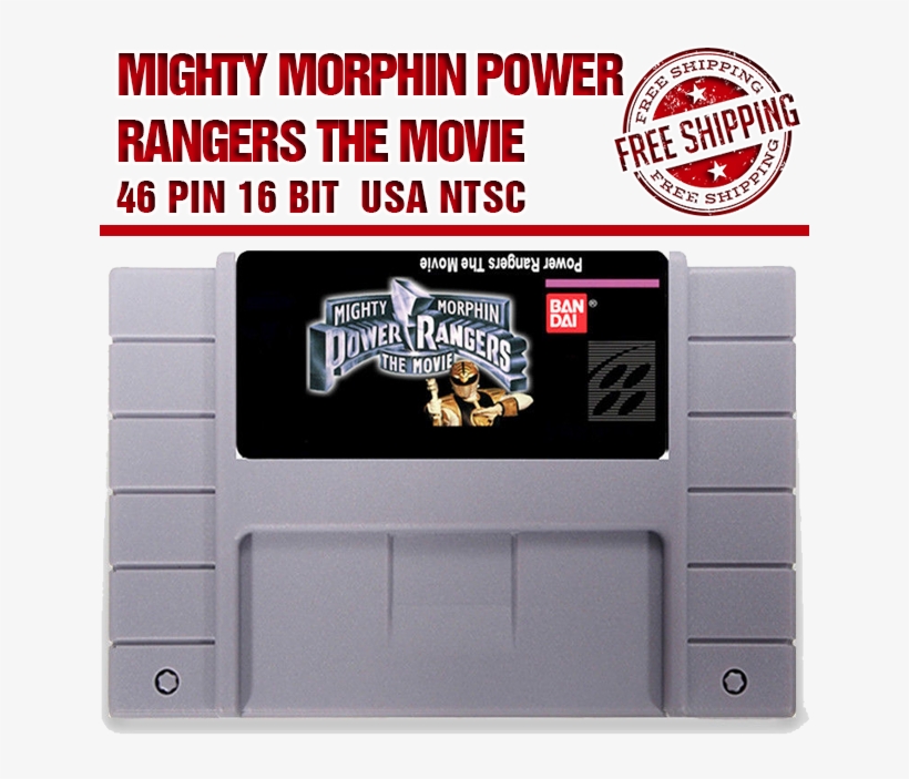 16 - Mighty Morphin Power Rangers The Movie Super Nintendo, transparent png