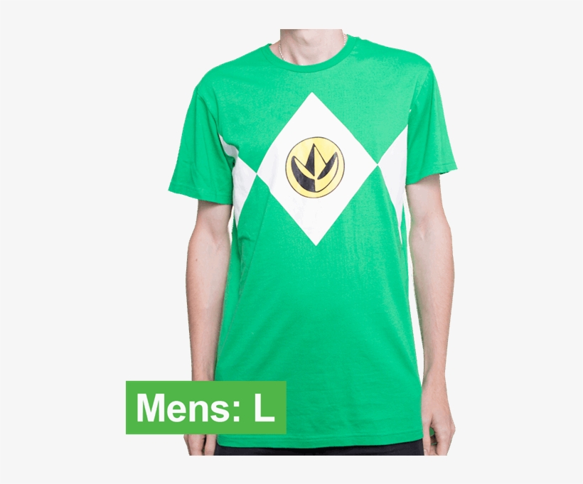 Mighty Morphin' Power Rangers - Power Ranger Shirt, transparent png