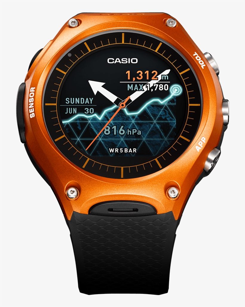 Wsd-f10 - Casio Wsd F10 Rg, transparent png