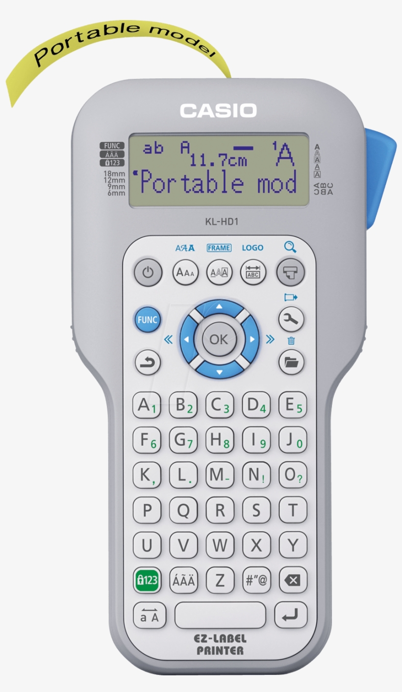 Casio Labelprinter Casio Kl-hd1 - Casio Label Printer Kl Hd1, transparent png