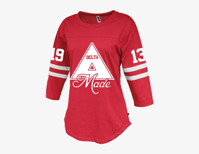 Delta Sigma Theta Vintage Stripe Jersey - Sai Sigma Alpha Iota Sorority Baseball Shirt, transparent png