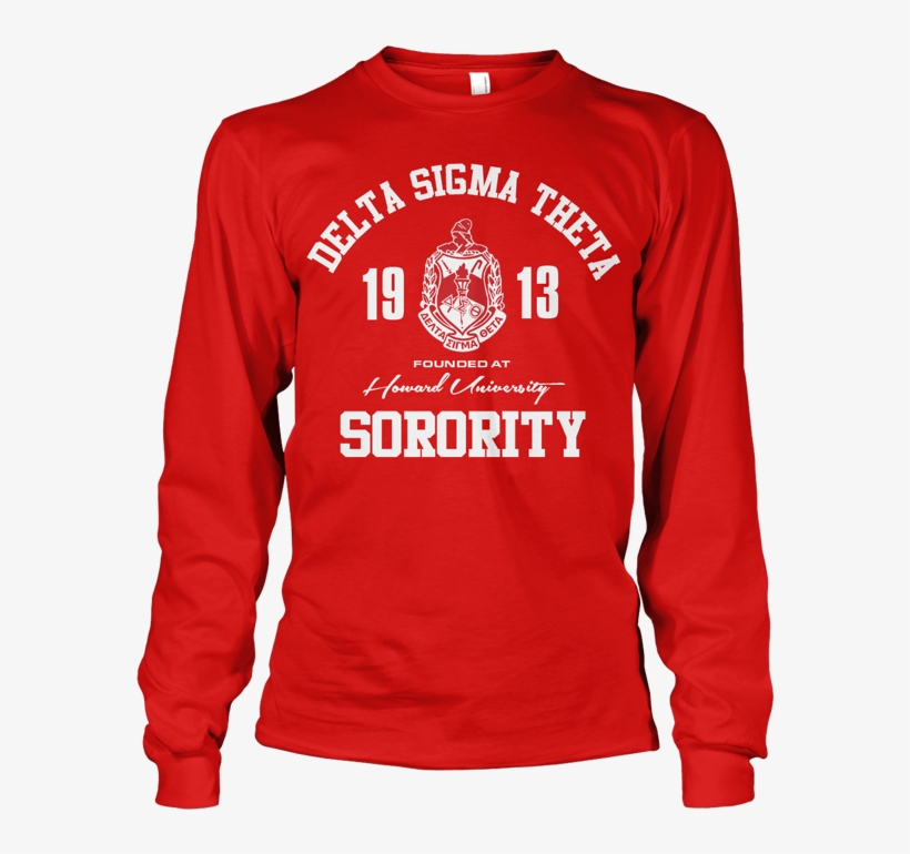 Delta Sigma Theta Roots Long Sleeve T-shirt - Alpha Kappa Alpha Greek Letter Long Sleeve, transparent png