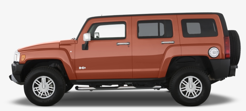 71 - - Hummer H3 Side View, transparent png