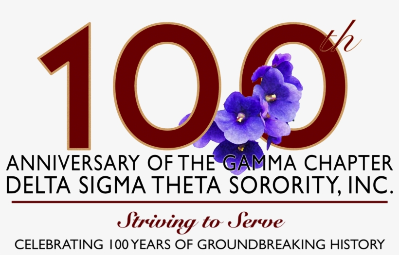 The Centennial Celebration Of The Gamma Chapter Of - Delta Sigma Theta, transparent png