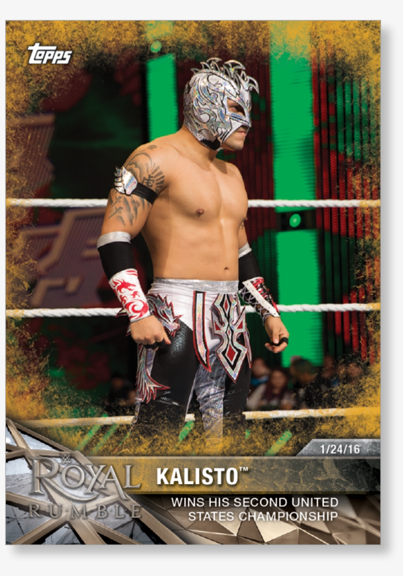 Kalisto 2017 Wwe Road To Wrestlemania Base Cards Poster - Poster, transparent png