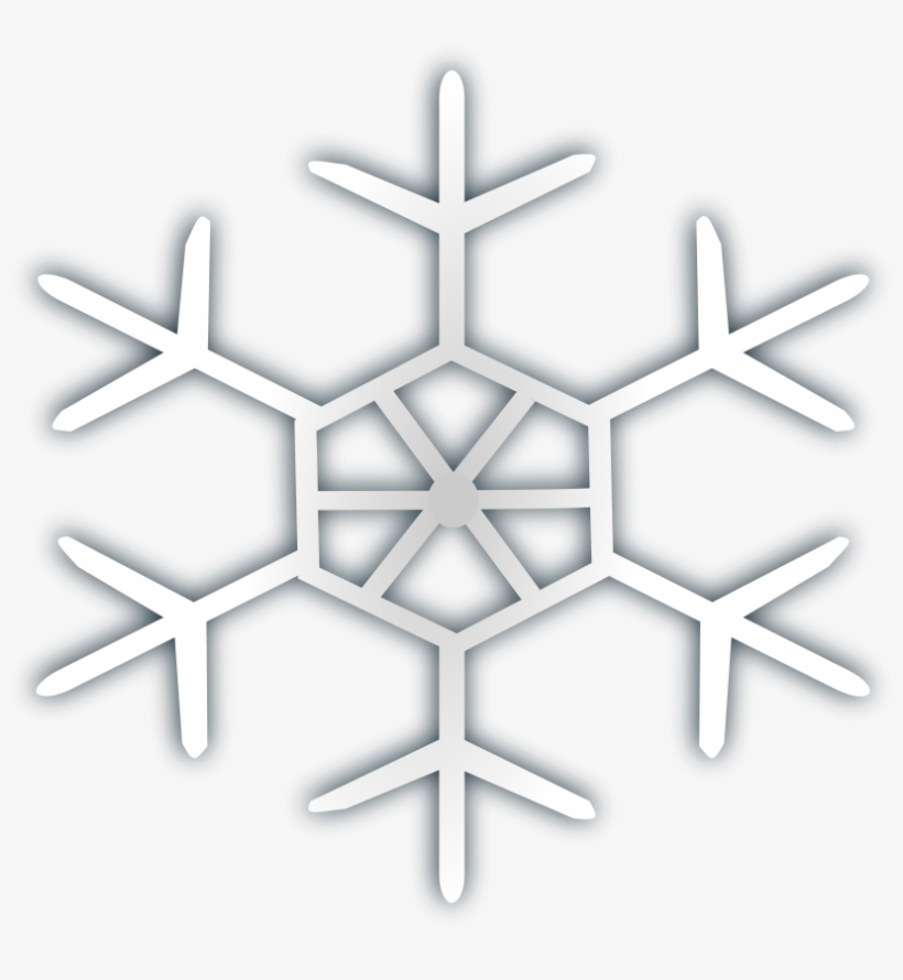 Snow Flake Icon 4 Clipart Png - Snowflake Icon, transparent png