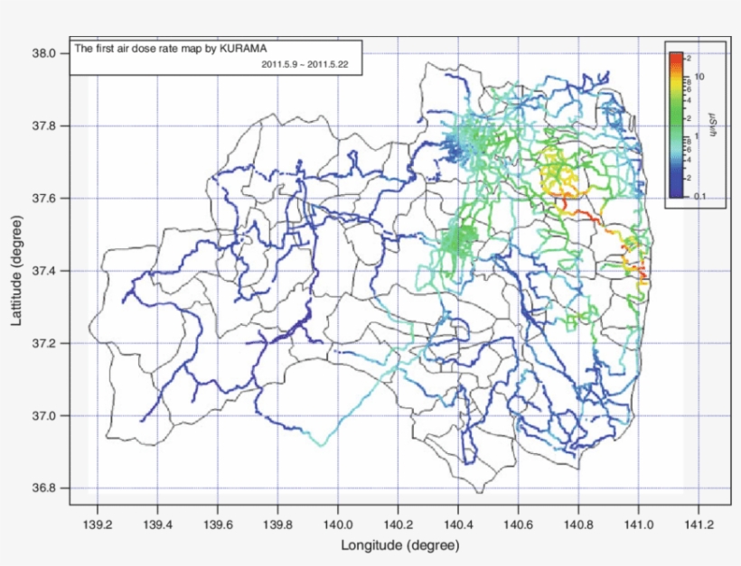 6 The Air Dose Rate Map Generated By The First Demonstration - Common Fig, transparent png