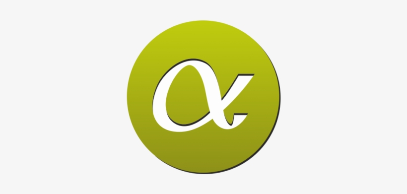 Alpha Trains Logo Sign Green Rgb - Circle, transparent png