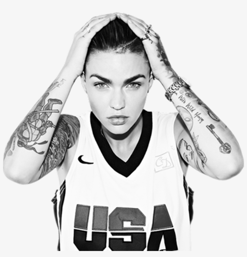 Recycled Novelty What Ruby Rose Sensation Says About - Ruby Rose Black And White, transparent png