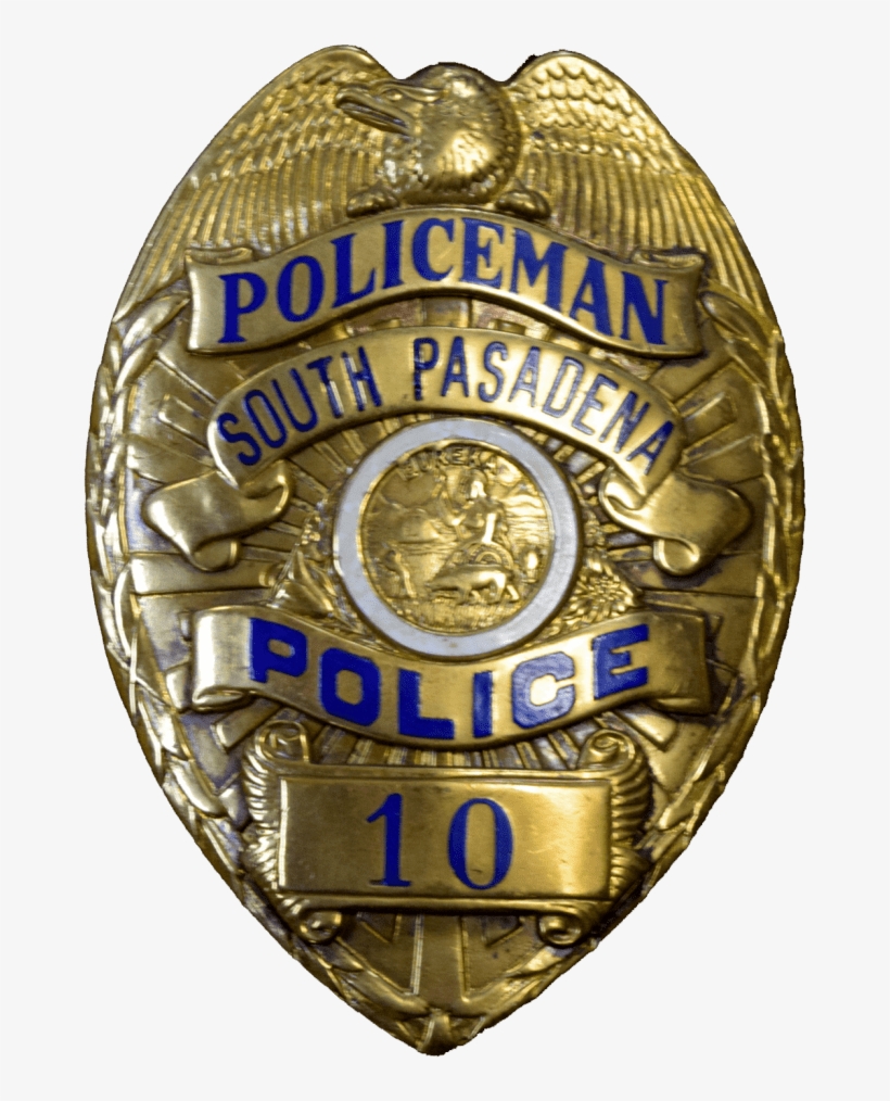 South Pasadena Police Badge, transparent png