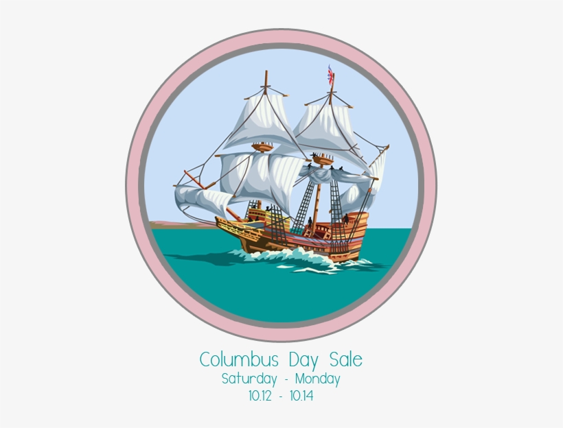 Columbus Day Sale 2013 - Free Clipart Columbus Day, transparent png
