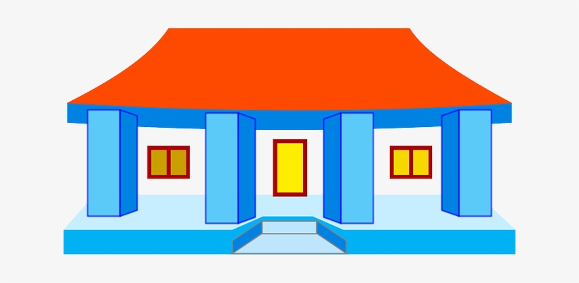 School Vector Png - Школа Здание Пнг, transparent png