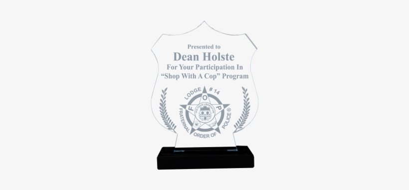 Award New Acrylic Shield, transparent png