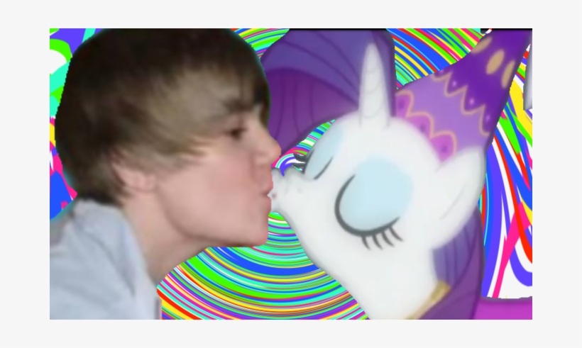 Justin Bieber My Little Pony - Justin Bieber Riding On A Pony, transparent png