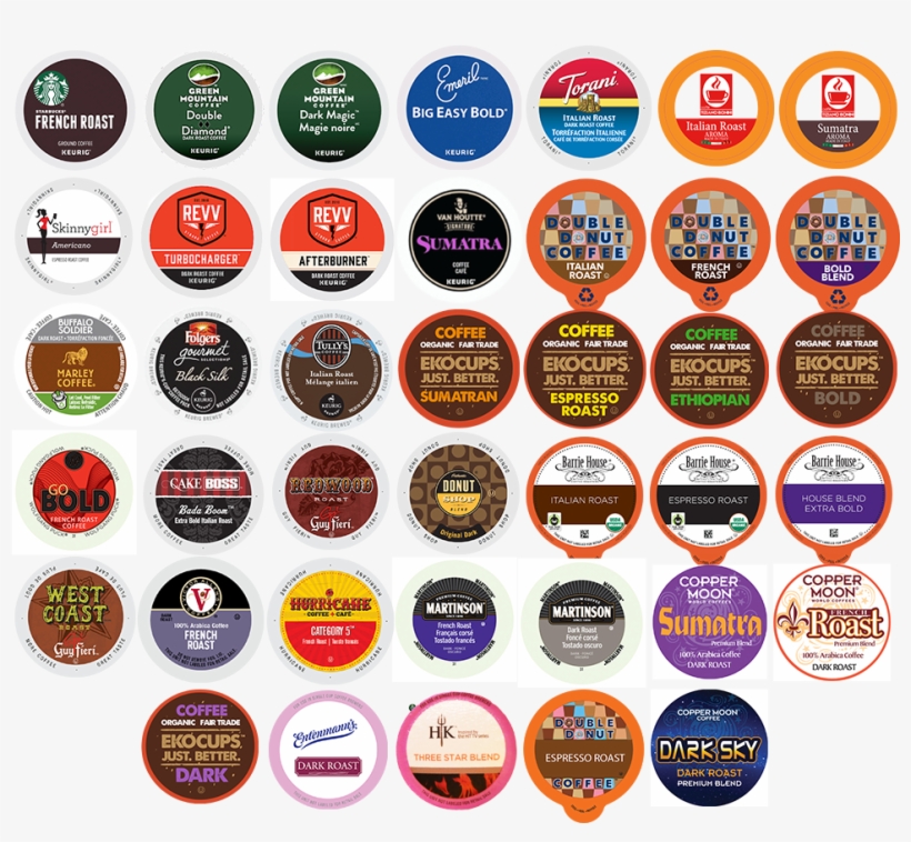 Bold & Dark Roast Coffee Single Serve Cups For Keurig - Instagram Story Highlight Covers Black, transparent png