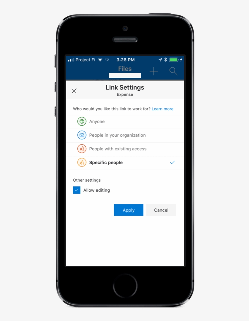 Onedrive For Ios Sharing - Salesforce1 Tablet And Phone, transparent png