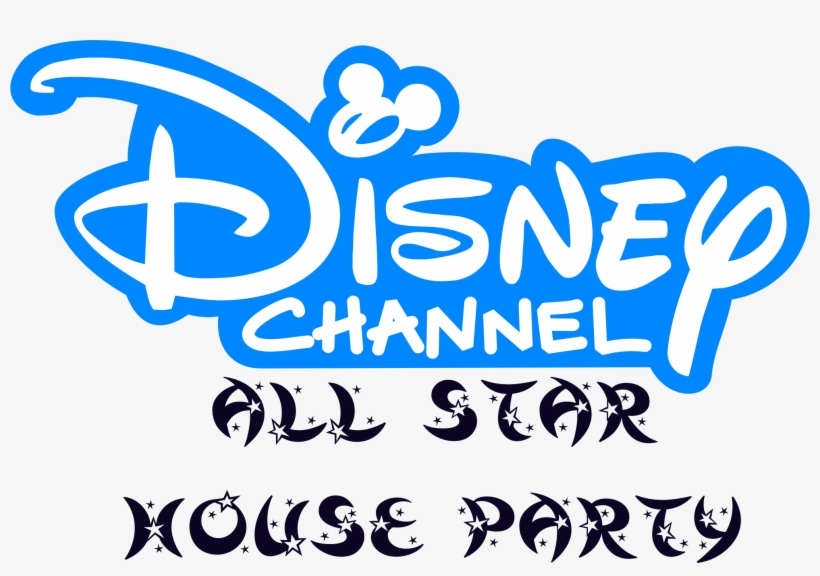 Disney Channel All Star House Party Logo - Disney All Channels Logo, transparent png