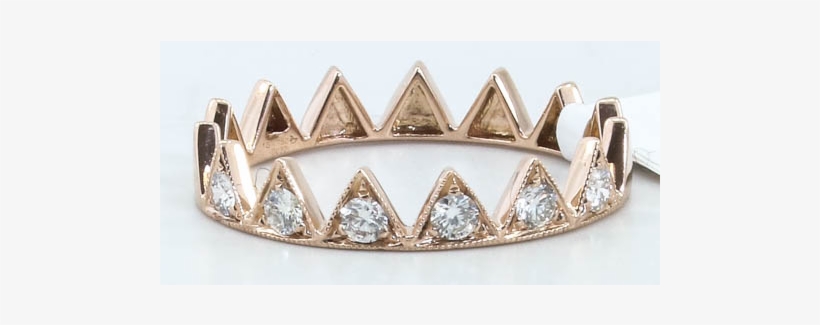 Little Bird Bridal 18k Rose Gold Diamond Band, Bead - Diamond, transparent png