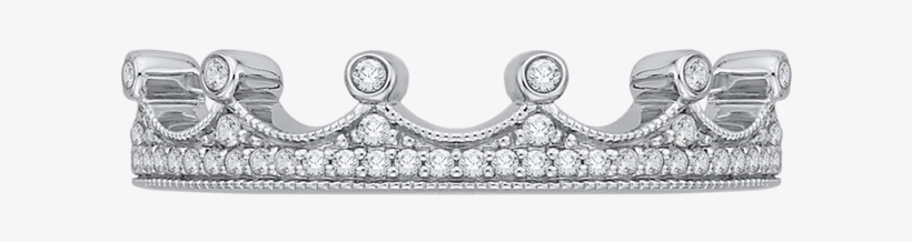 Promezza 14k White Gold Promezza Wedding Band - Tiara, transparent png