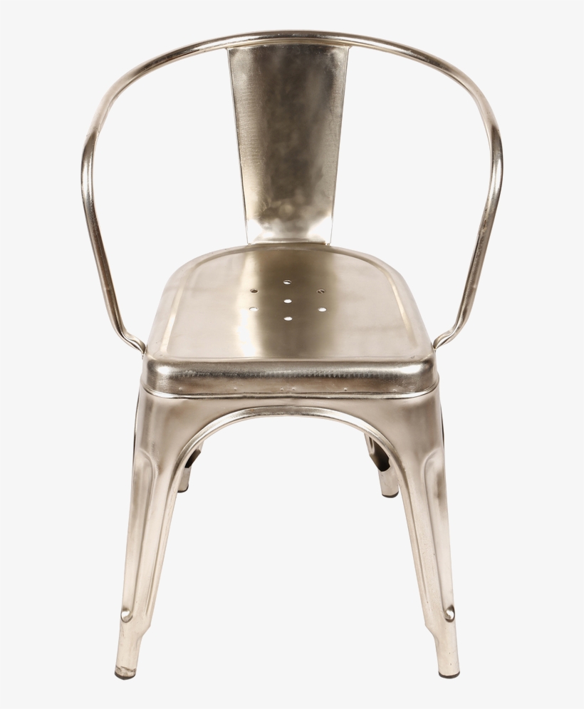 Iron Bar Chair With Steel Finish - Chair, transparent png